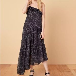 AE Studio One Shoulder Tiered Maxi Dress